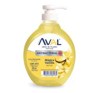 JAB.LIQ.AVAL MÁGICA VAINILLA ANTIBAC. C/APL 400ML