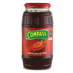 COMPASS MERMELADA FRESA 1KG x 6U