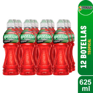 REHIDRATANTE SPORADE TROPICAL C/CHUPÓN 12x625ML